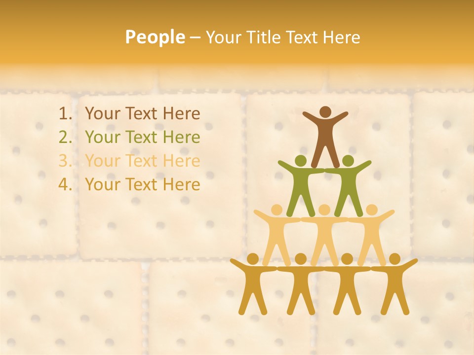 Biscuit Pattern Snack PowerPoint Template