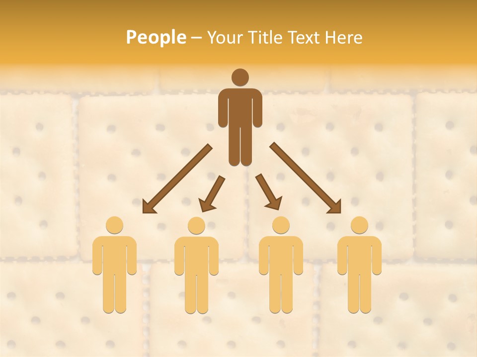 Biscuit Pattern Snack PowerPoint Template