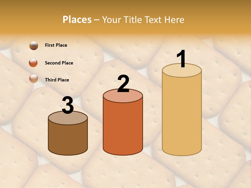 Food Pattern Bread PowerPoint Template