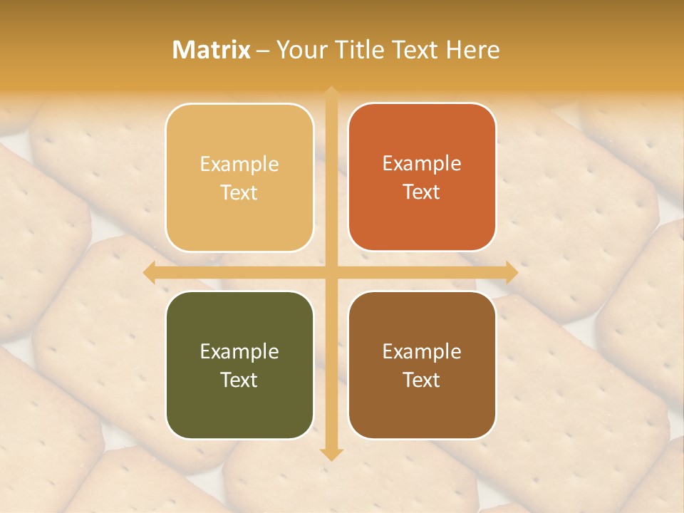 Food Pattern Bread PowerPoint Template