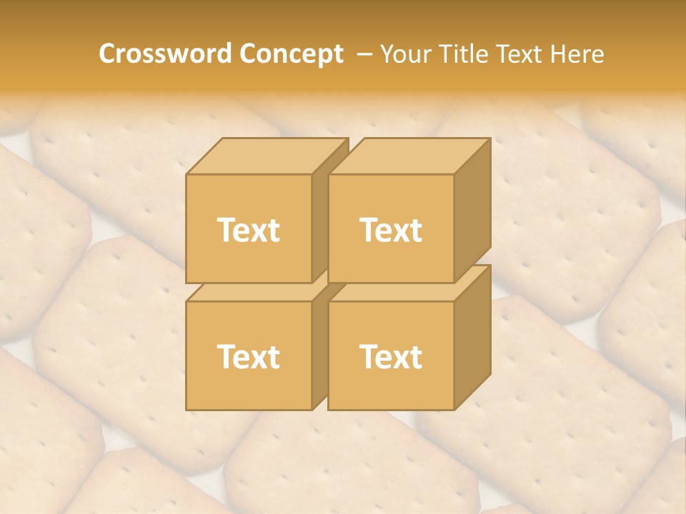 Food Pattern Bread PowerPoint Template