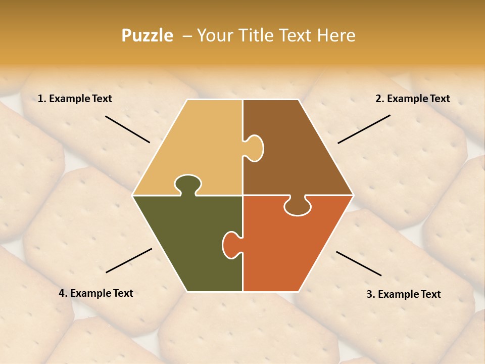 Food Pattern Bread PowerPoint Template
