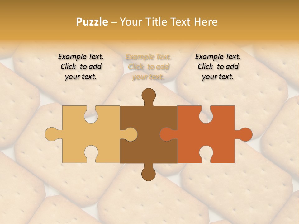 Food Pattern Bread PowerPoint Template