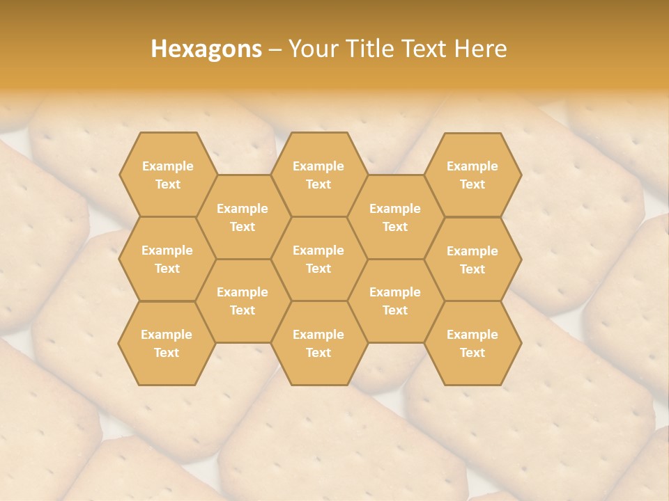 Food Pattern Bread PowerPoint Template