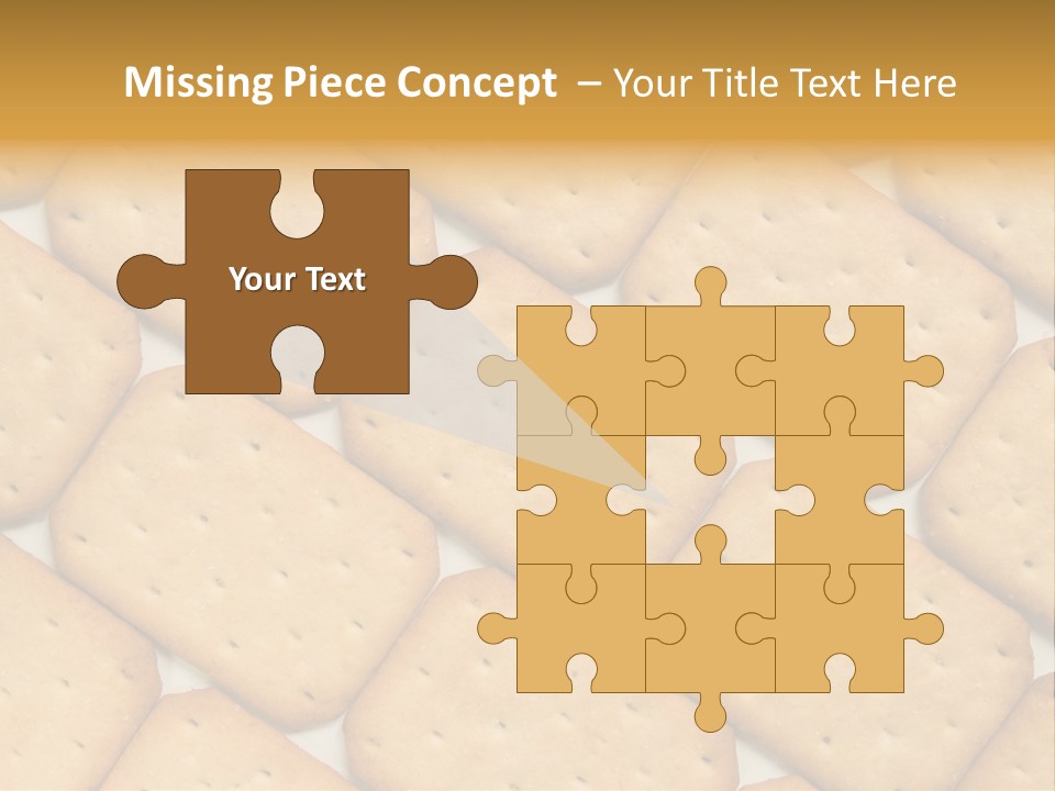 Food Pattern Bread PowerPoint Template