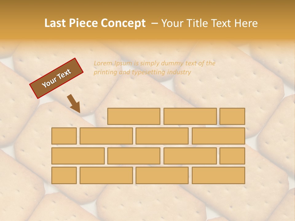 Food Pattern Bread PowerPoint Template