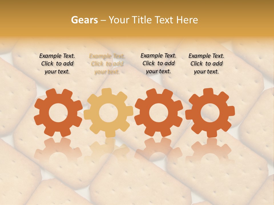 Food Pattern Bread PowerPoint Template