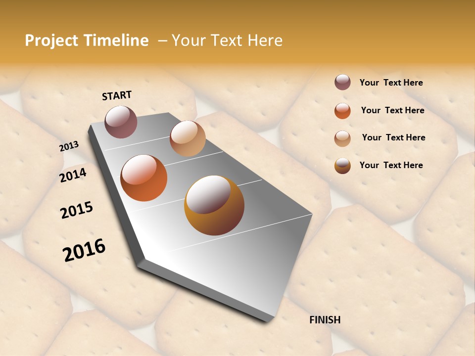 Food Pattern Bread PowerPoint Template