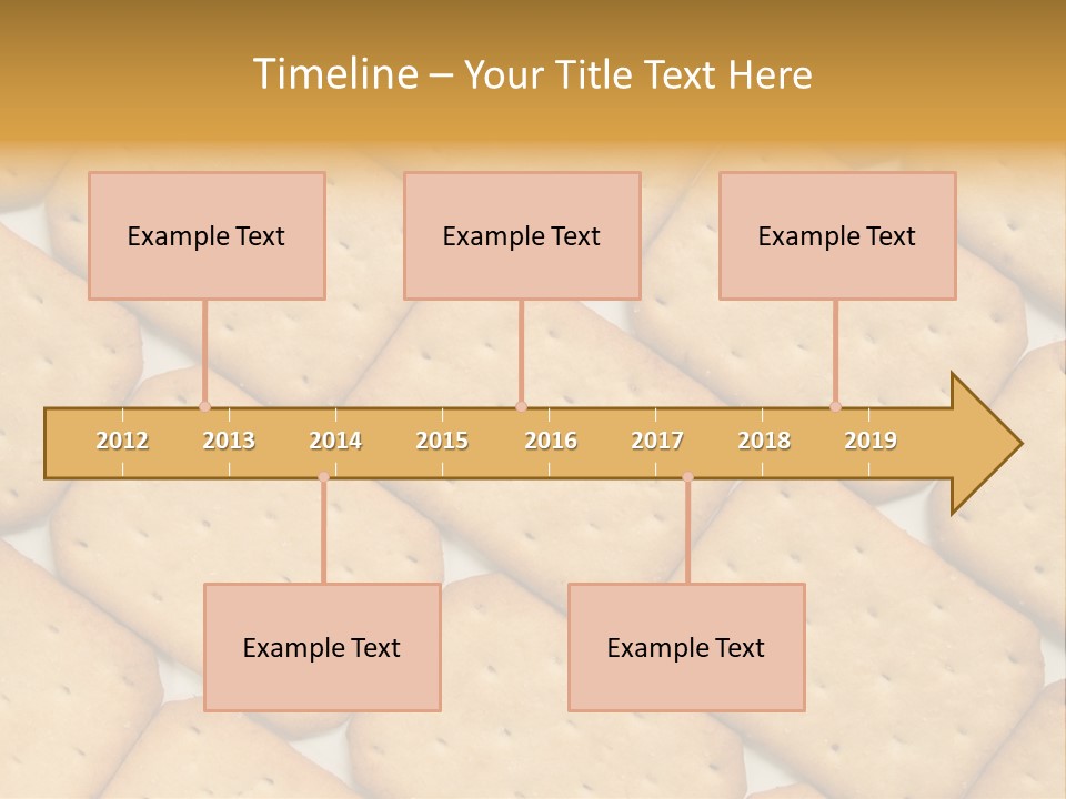 Food Pattern Bread PowerPoint Template