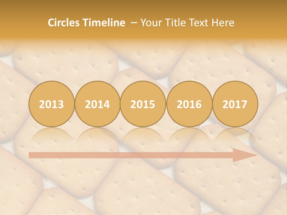 Food Pattern Bread PowerPoint Template