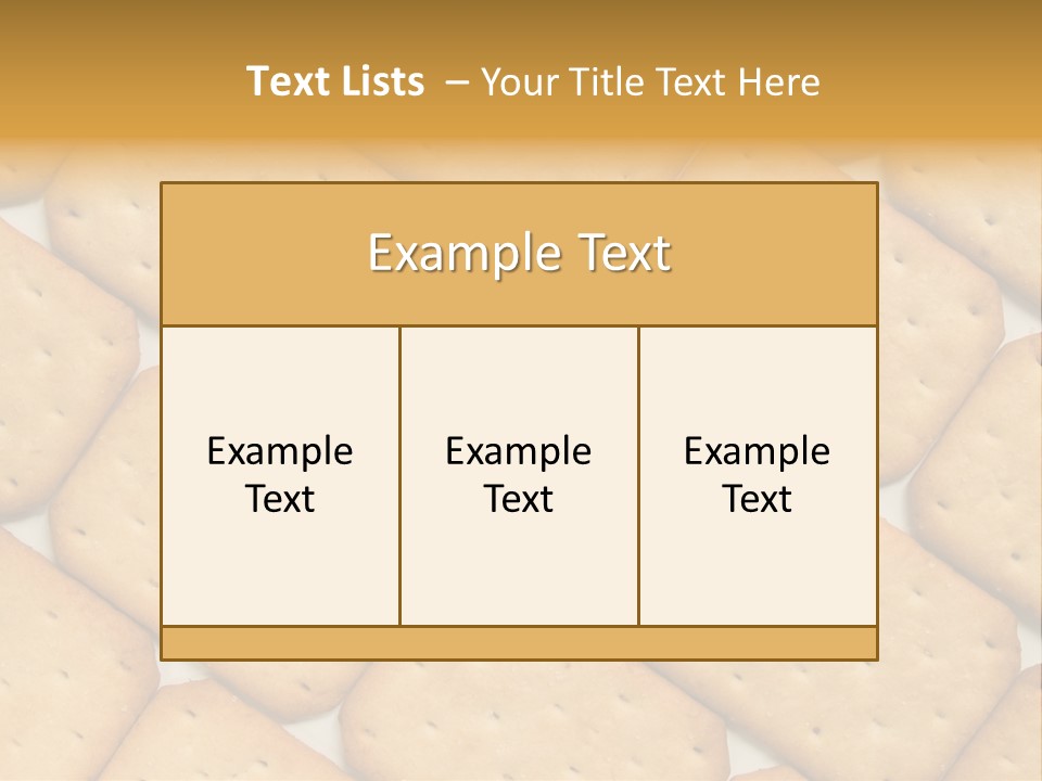 Food Pattern Bread PowerPoint Template