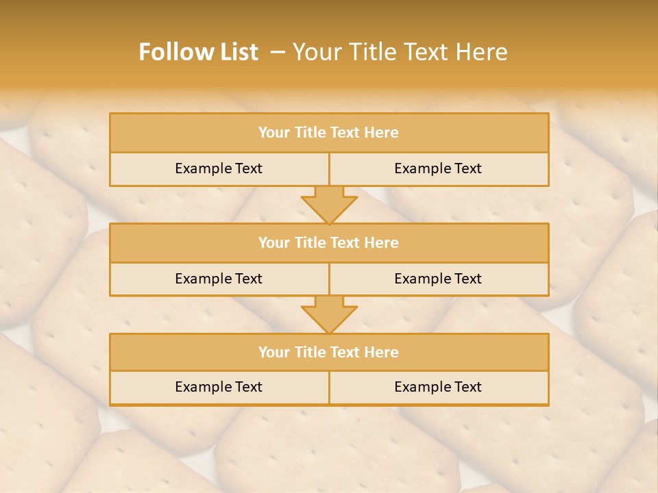 Food Pattern Bread PowerPoint Template