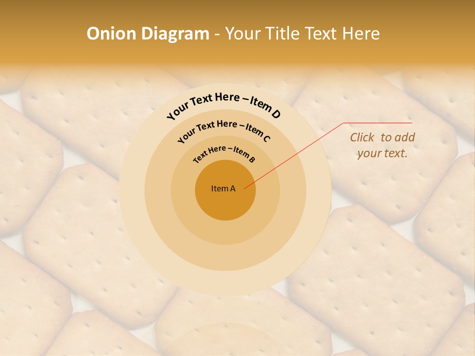 Food Pattern Bread PowerPoint Template