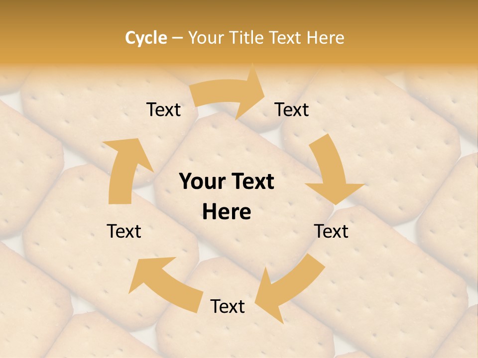 Food Pattern Bread PowerPoint Template