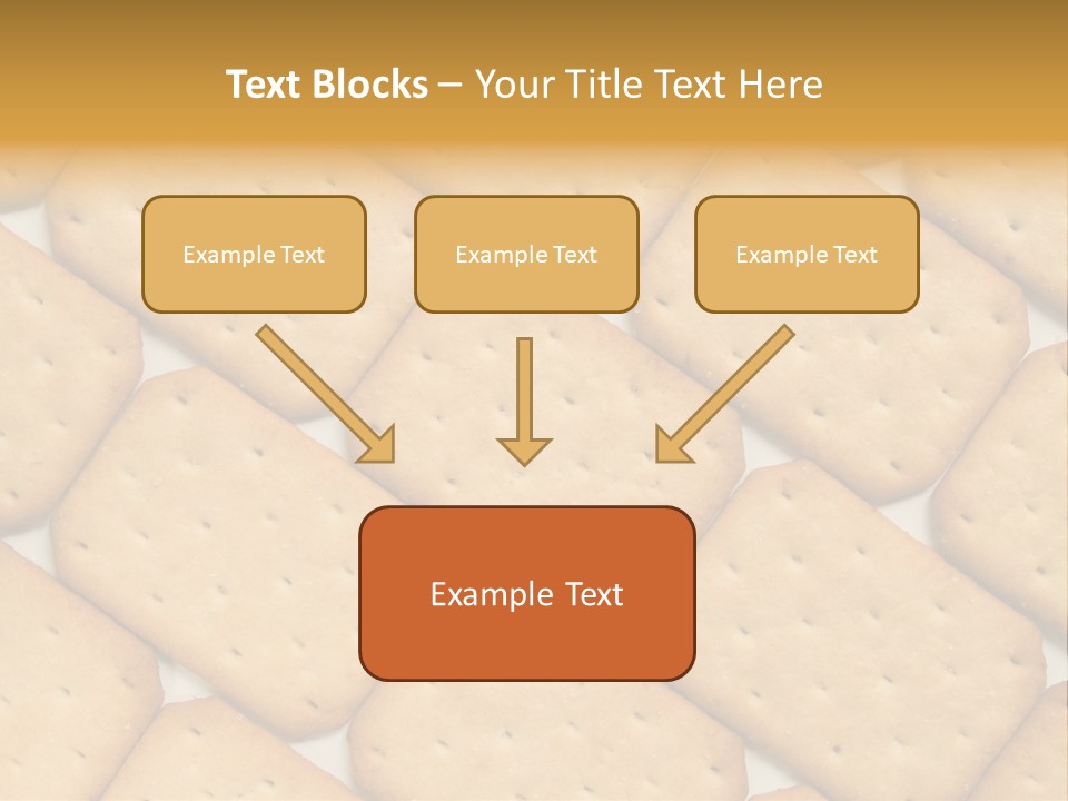 Food Pattern Bread PowerPoint Template