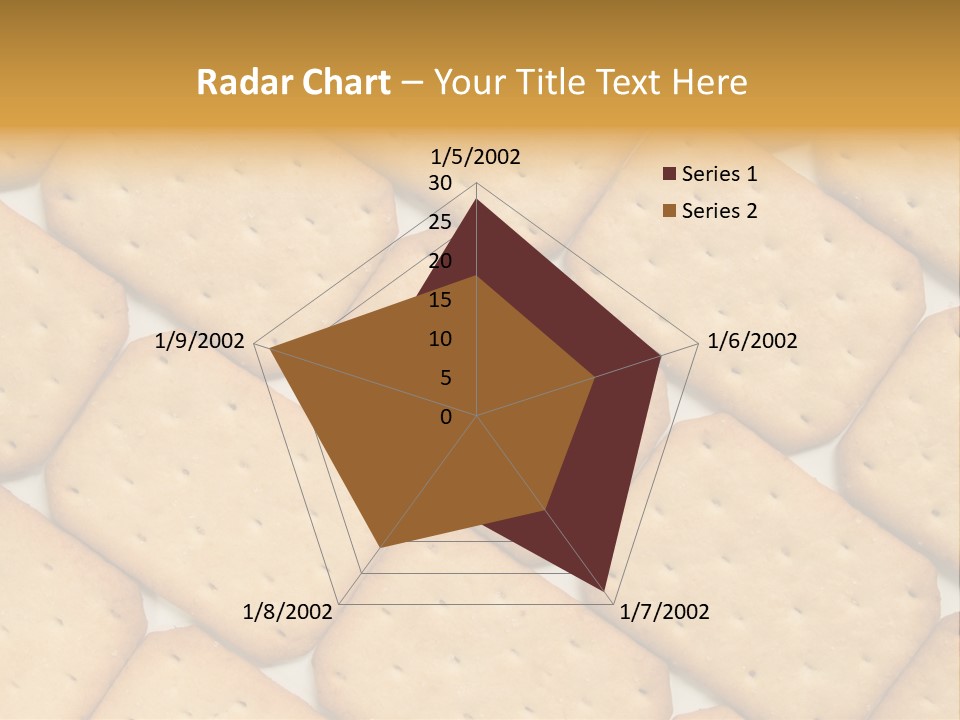 Food Pattern Bread PowerPoint Template