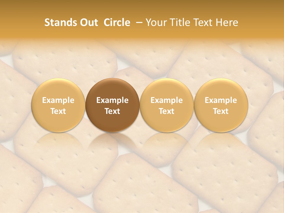 Food Pattern Bread PowerPoint Template