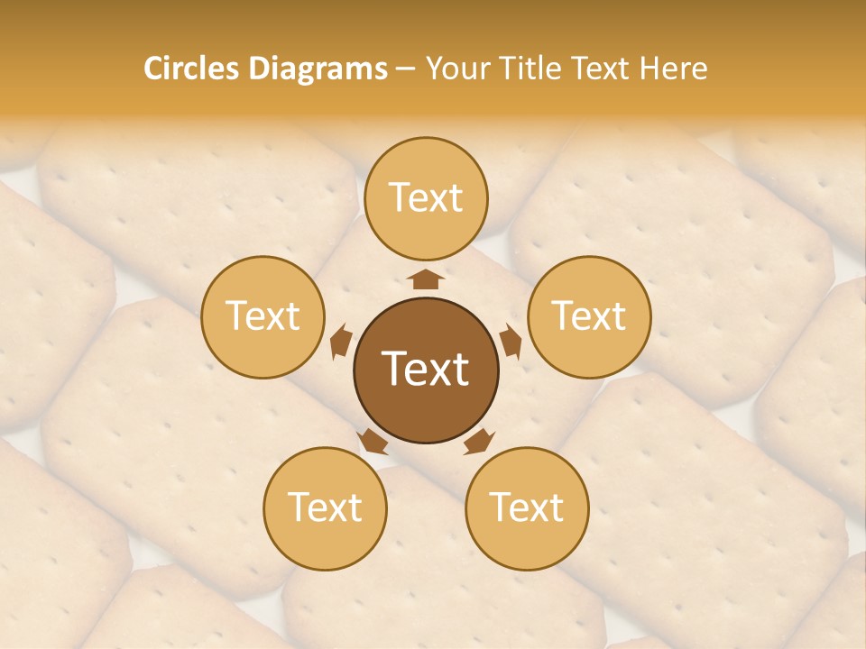 Food Pattern Bread PowerPoint Template