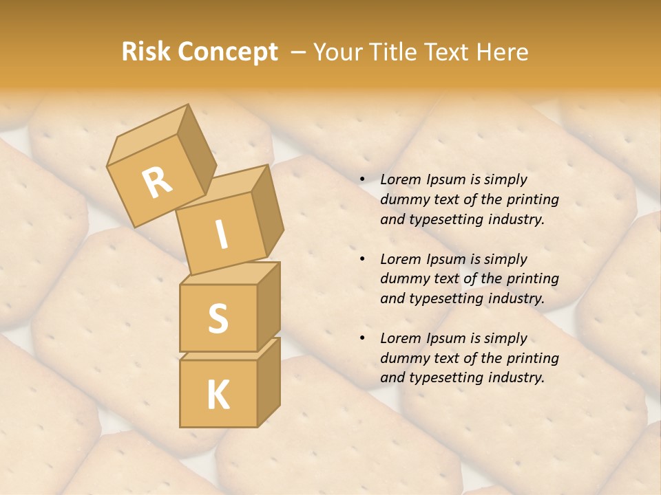 Food Pattern Bread PowerPoint Template