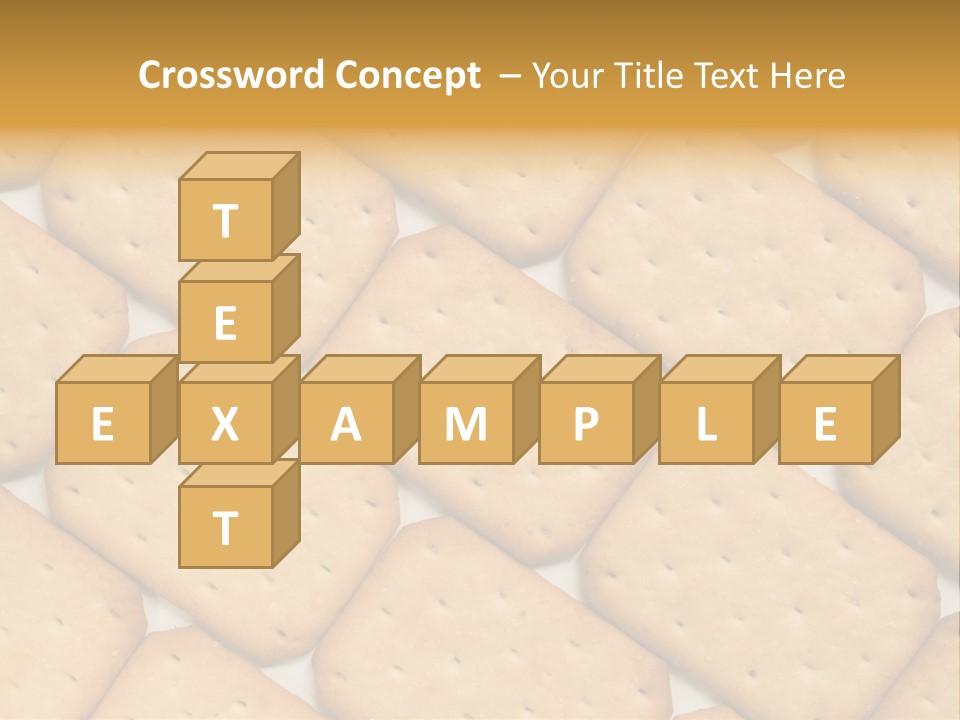 Food Pattern Bread PowerPoint Template