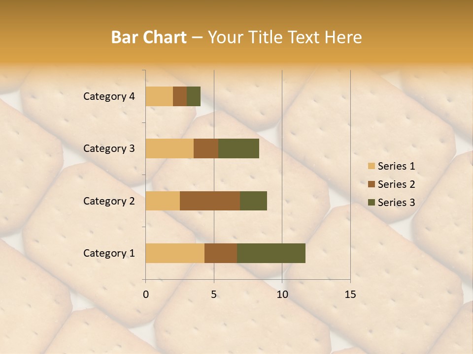 Food Pattern Bread PowerPoint Template