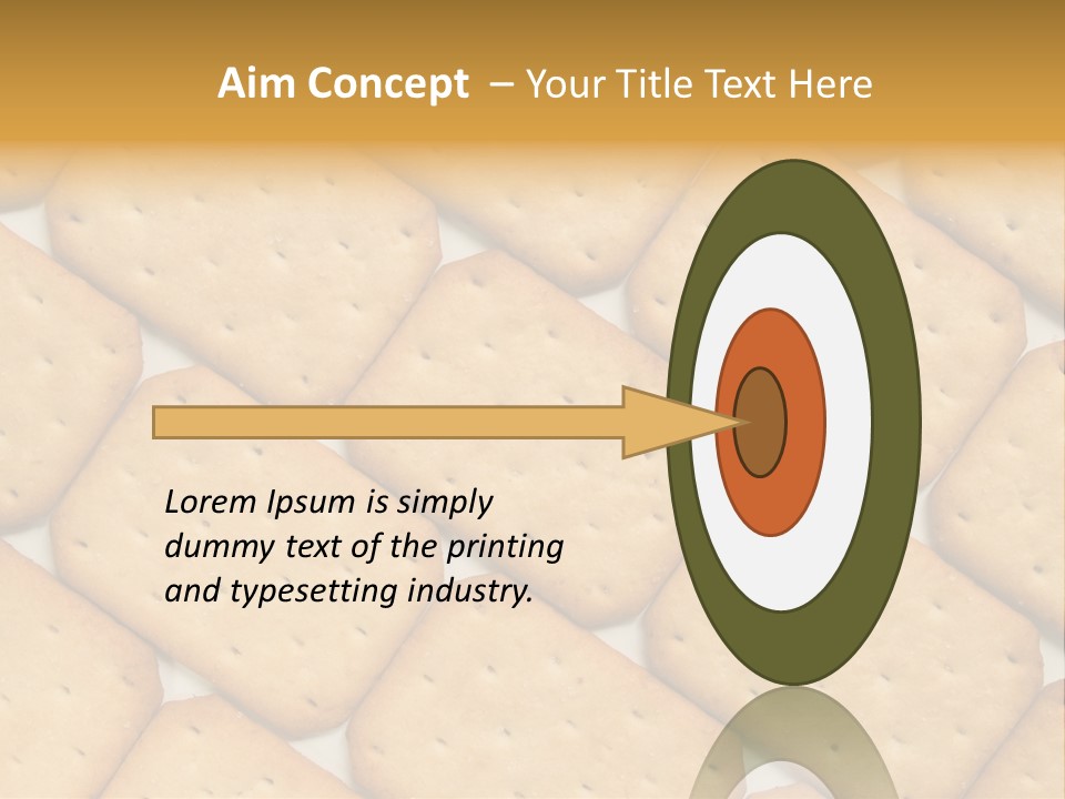 Food Pattern Bread PowerPoint Template
