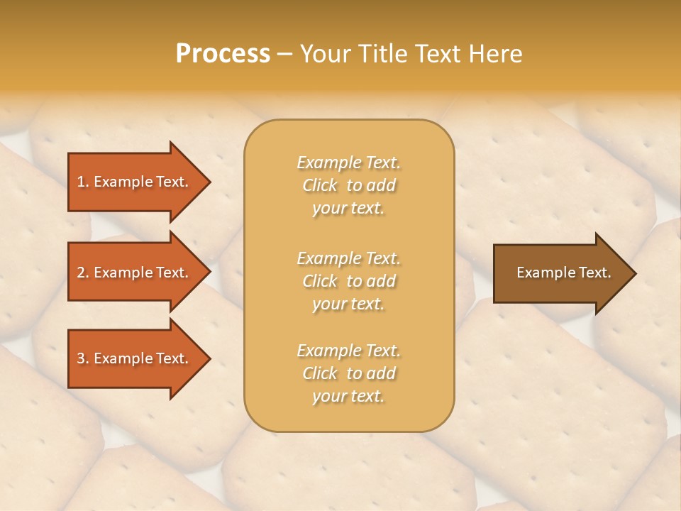 Food Pattern Bread PowerPoint Template