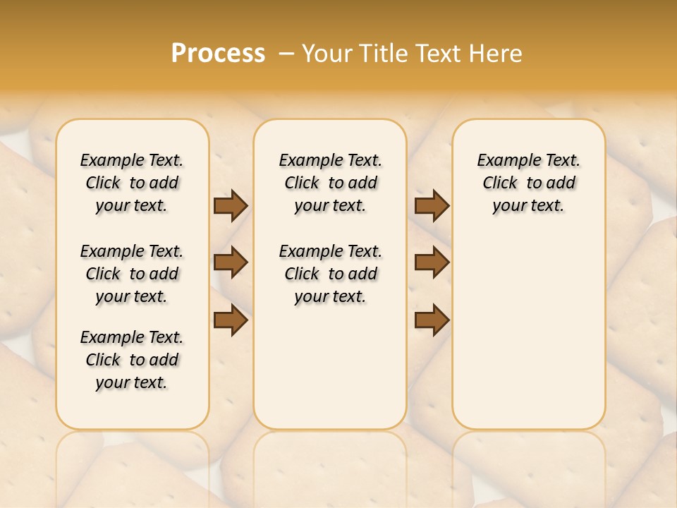 Food Pattern Bread PowerPoint Template