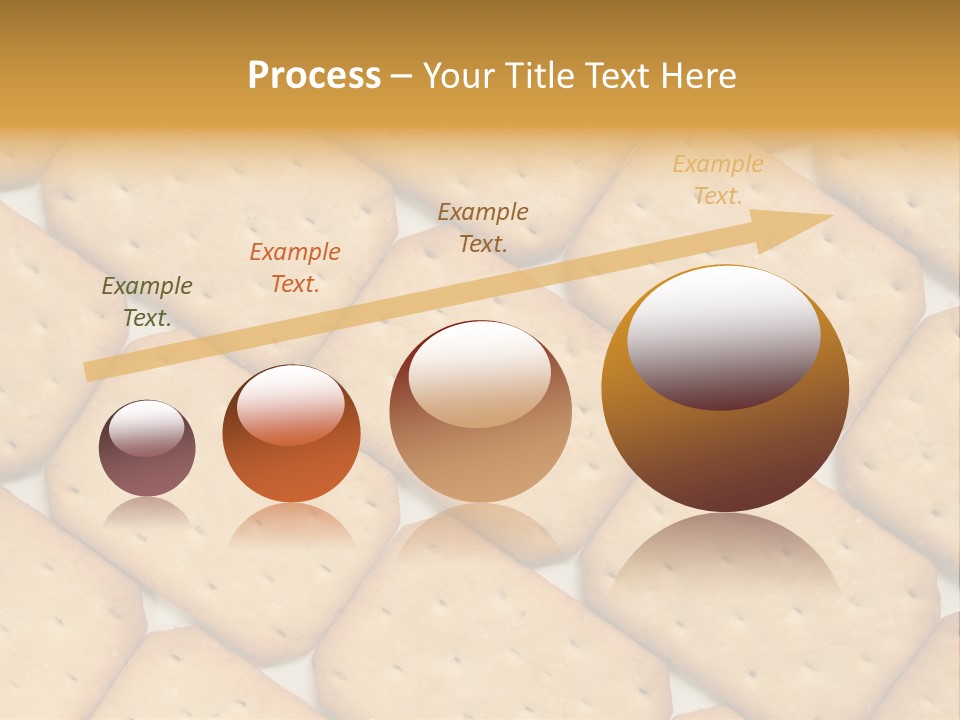 Food Pattern Bread PowerPoint Template