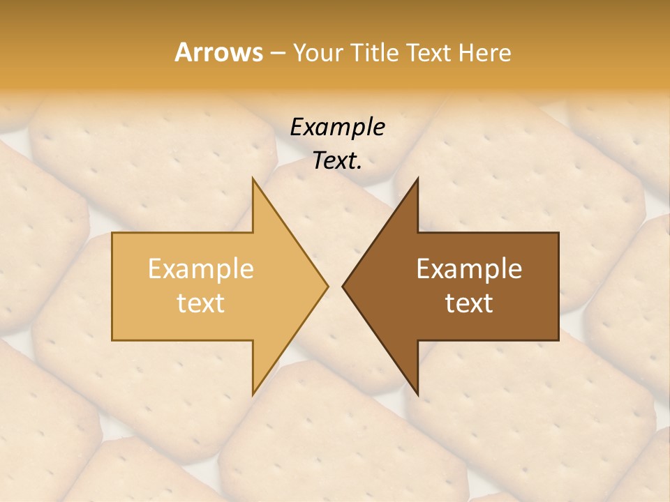 Food Pattern Bread PowerPoint Template