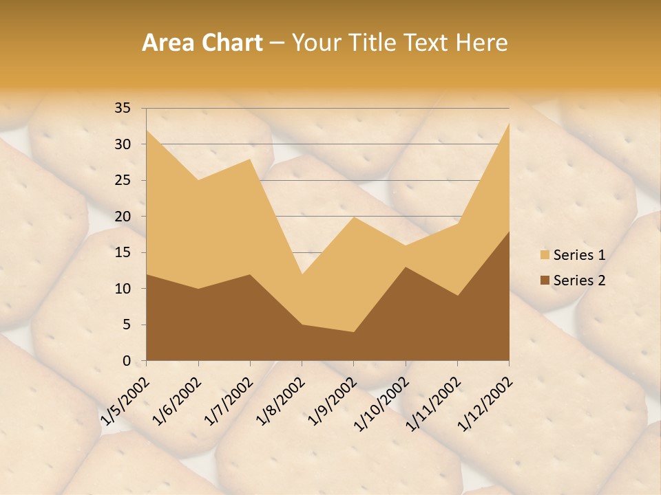 Food Pattern Bread PowerPoint Template