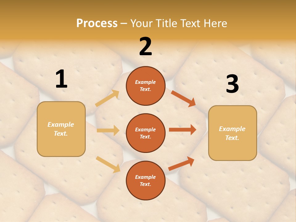 Food Pattern Bread PowerPoint Template