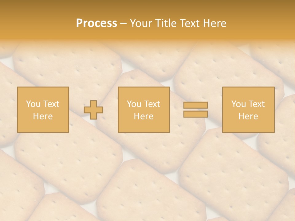 Food Pattern Bread PowerPoint Template
