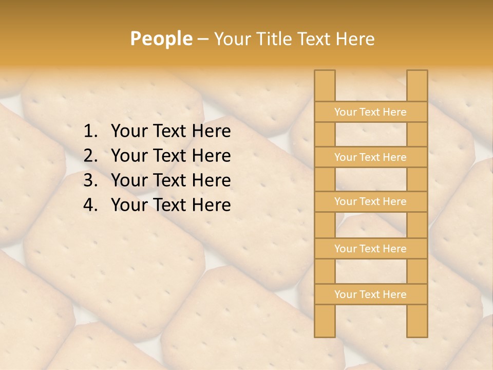 Food Pattern Bread PowerPoint Template