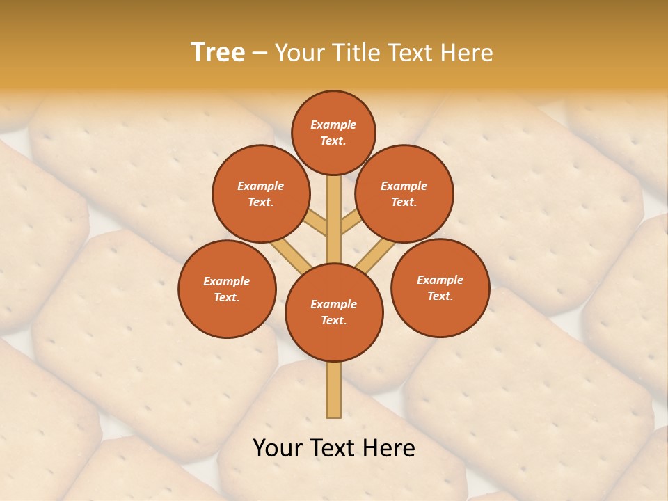 Food Pattern Bread PowerPoint Template