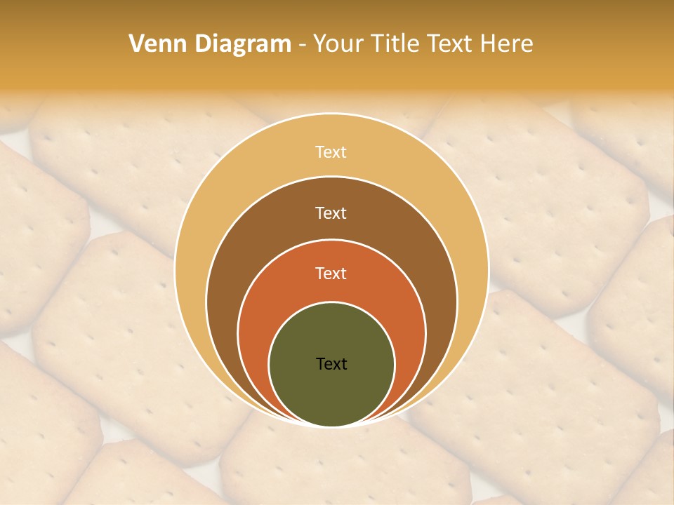 Food Pattern Bread PowerPoint Template