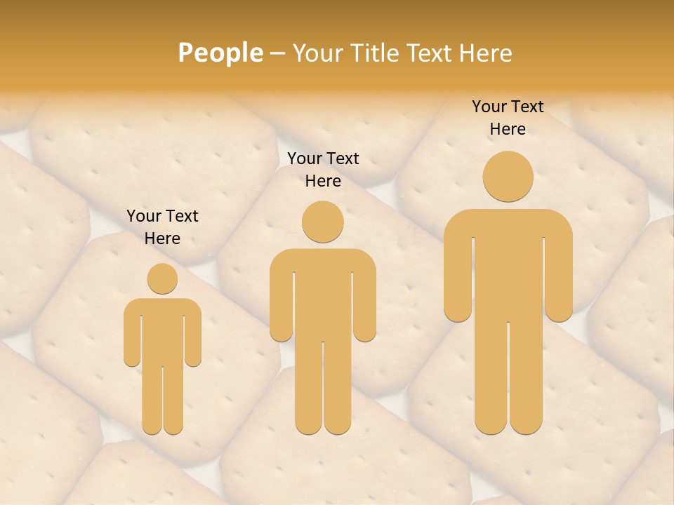 Food Pattern Bread PowerPoint Template