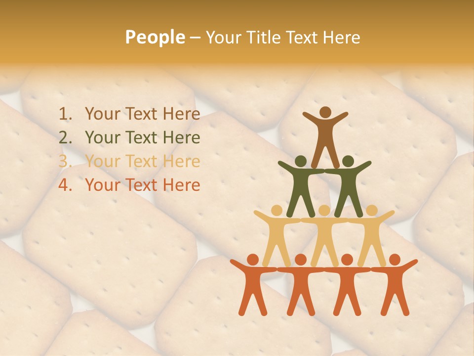 Food Pattern Bread PowerPoint Template