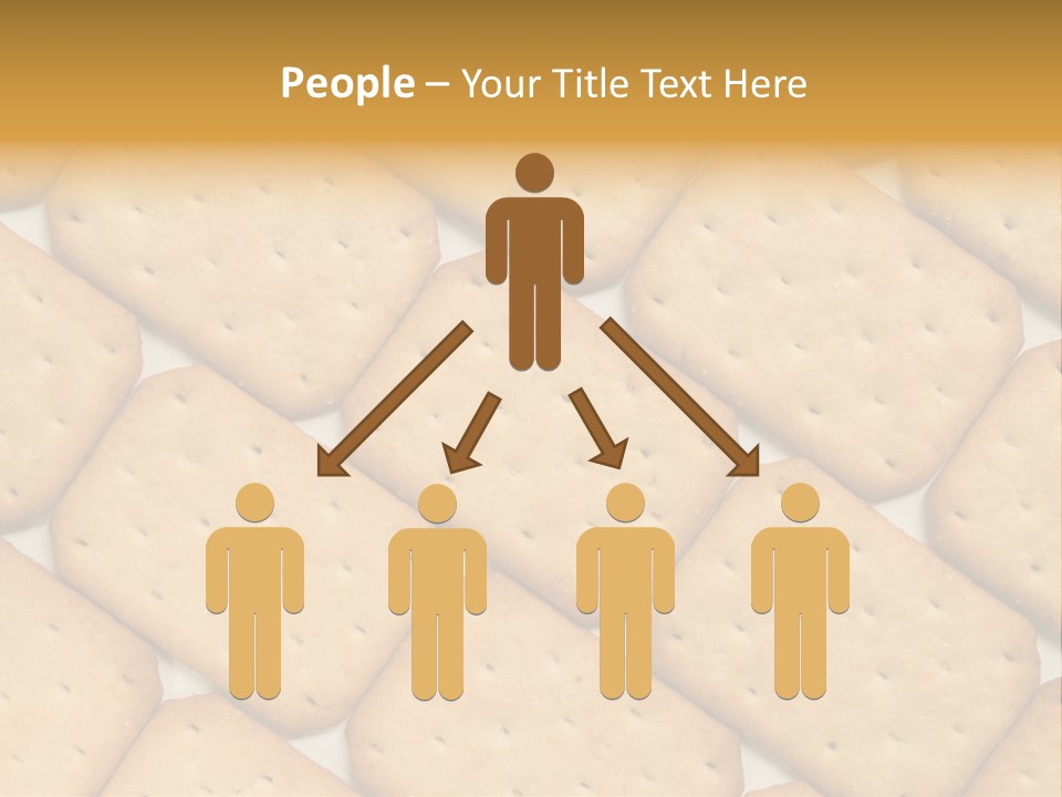 Food Pattern Bread PowerPoint Template