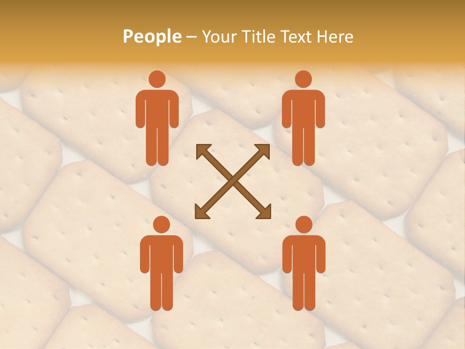 Food Pattern Bread PowerPoint Template