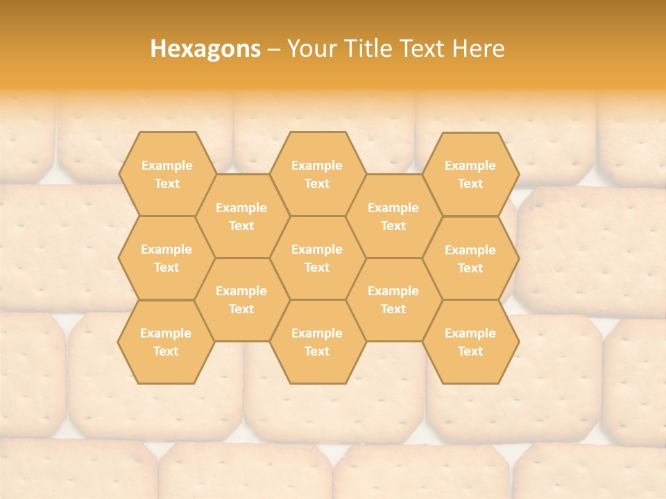Cracker Biscuit Pattern PowerPoint Template