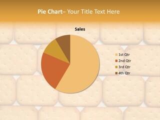 Cracker Biscuit Pattern PowerPoint Template