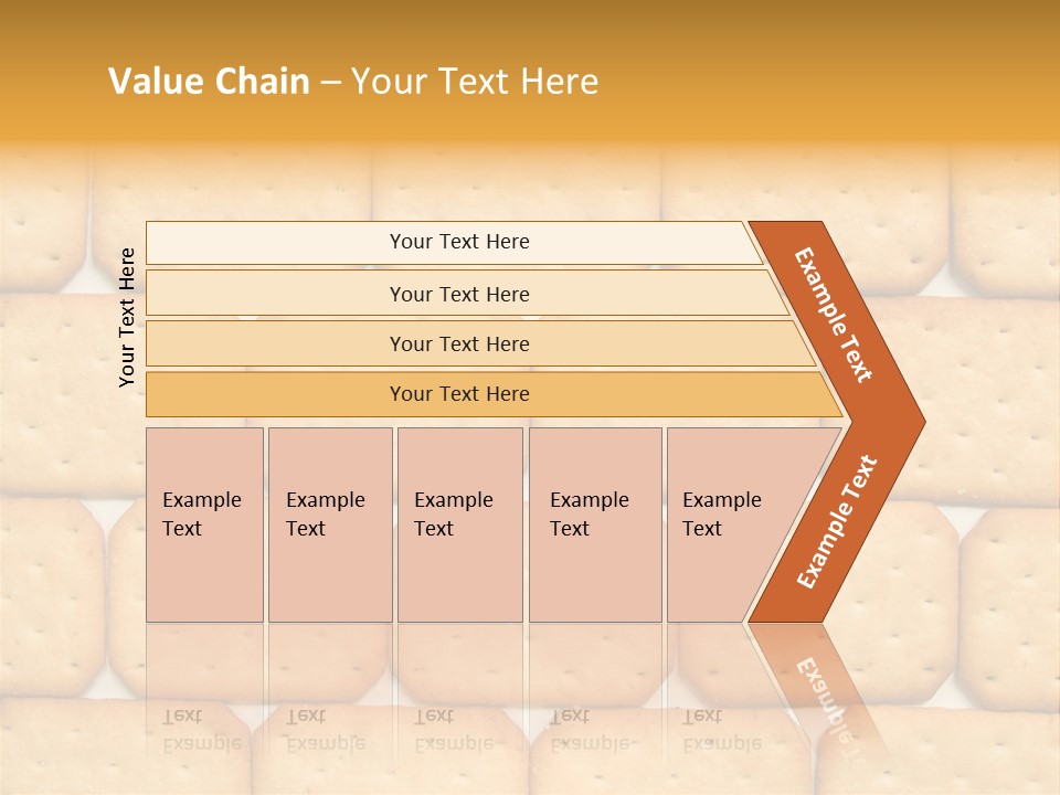 Cracker Biscuit Pattern PowerPoint Template