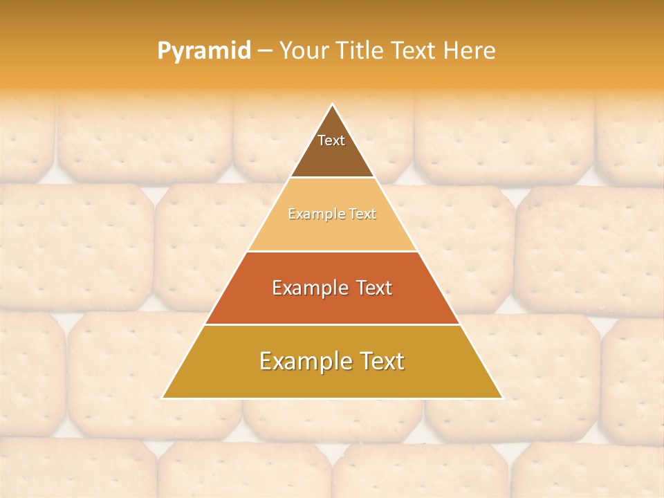 Cracker Biscuit Pattern PowerPoint Template