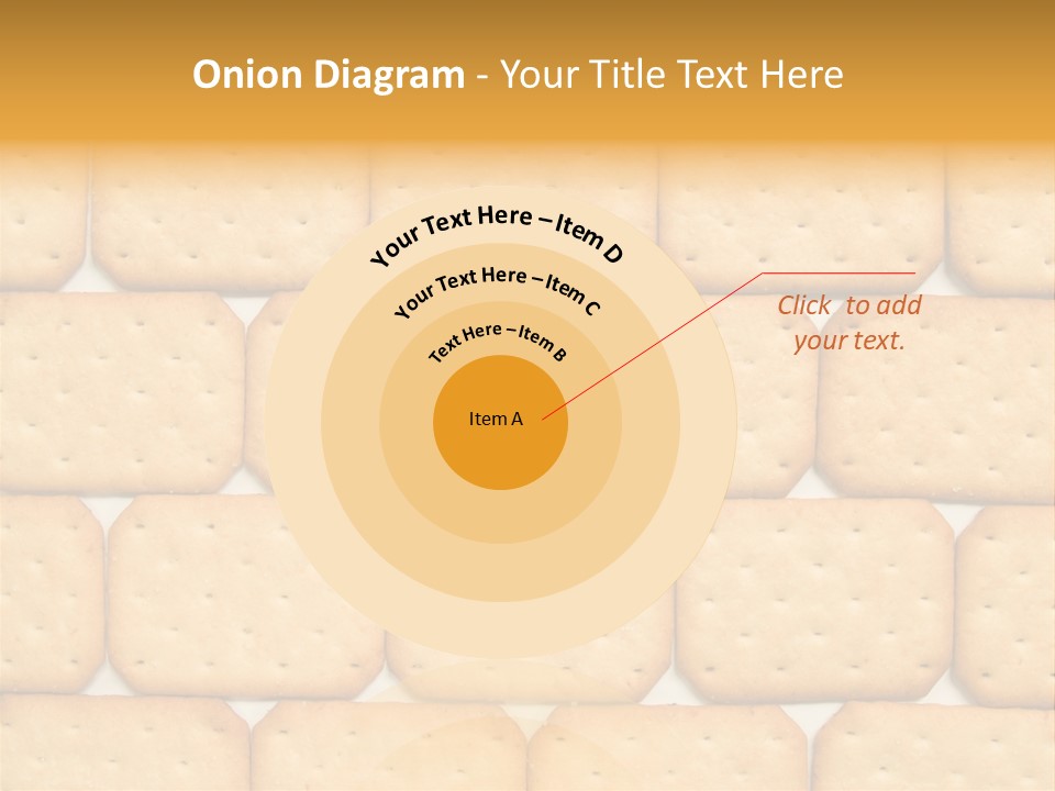 Cracker Biscuit Pattern PowerPoint Template