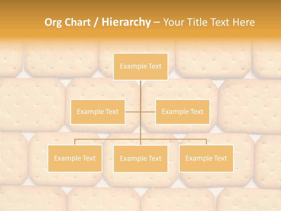 Cracker Biscuit Pattern PowerPoint Template