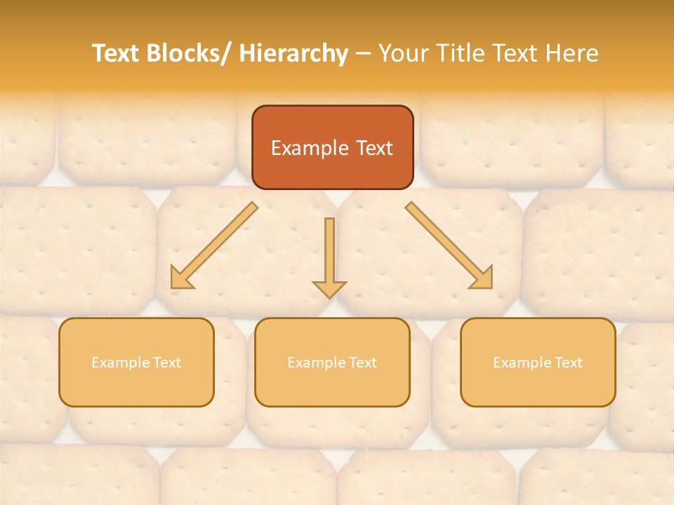 Cracker Biscuit Pattern PowerPoint Template