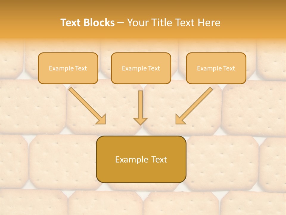 Cracker Biscuit Pattern PowerPoint Template