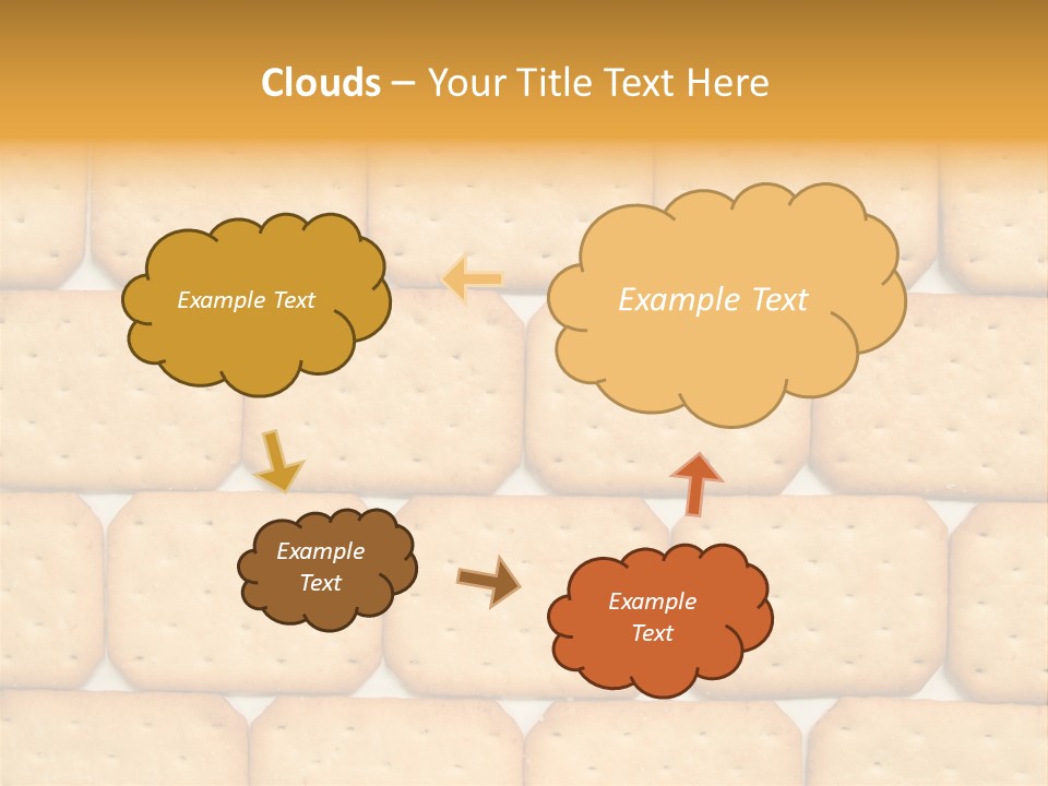 Cracker Biscuit Pattern PowerPoint Template