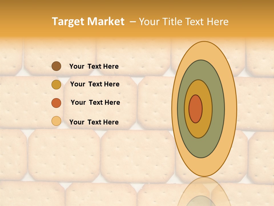 Cracker Biscuit Pattern PowerPoint Template